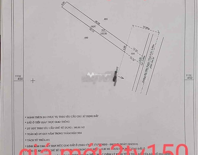 Diện tích gồm 200m2 bán đất giá bán ngạc nhiên chỉ 1.85 tỷ, hướng Đông Nam-01