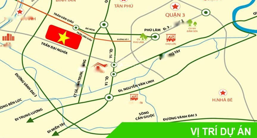 Vị trí thuận tiện ngay tại Bình Chánh, Hồ Chí Minh bán đất giá cực tốt từ 3.8 tỷ có diện tích tổng 100m2