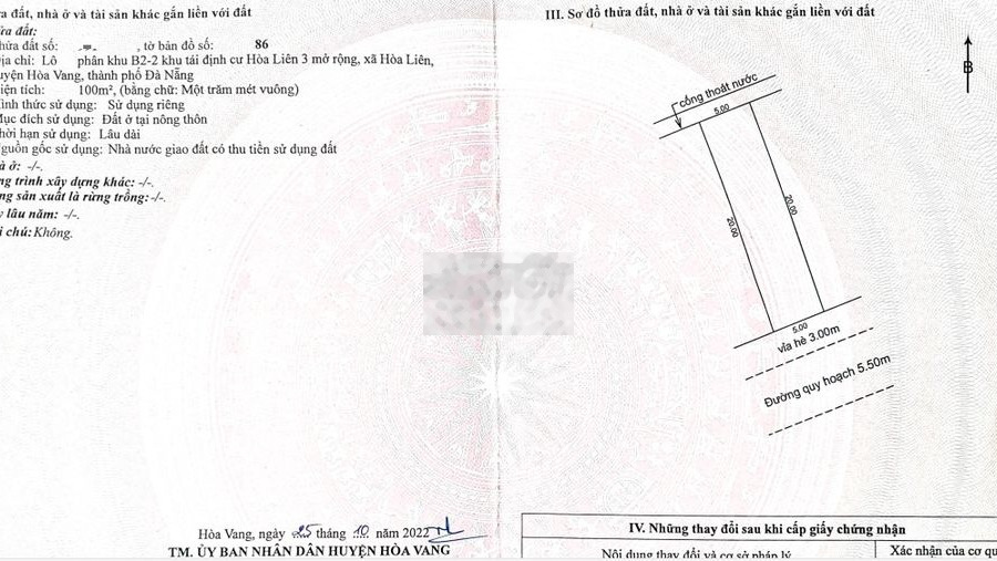 Cần bán lô TĐC Hoà Liên 3. -01