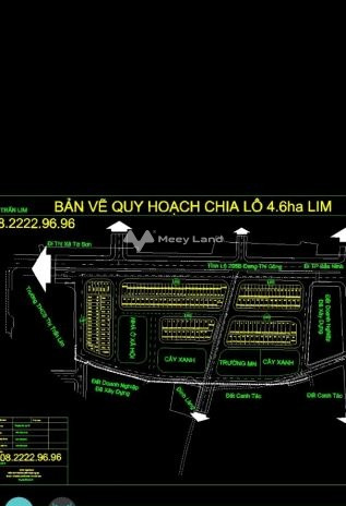 Bán đất 3.4 tỷ Thị Trấn Lim, Tiên Du diện tích như sau 91m2, lộ lưu thông 14 m