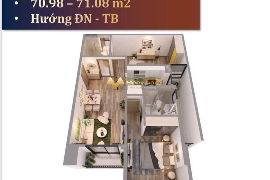 Bán căn hộ có tổng diện tích 71m2 vị trí mặt tiền tọa lạc ngay ở Đường Định Công, Quận Hoàng Mai bán ngay với giá mềm 2.3 tỷ-01