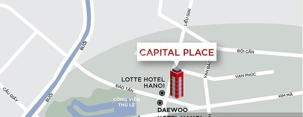 Cho thuê sàn văn phòng Capital Place vị trí mặt tiền ở Ba Đình, Hà Nội có một diện tích 100m2-02