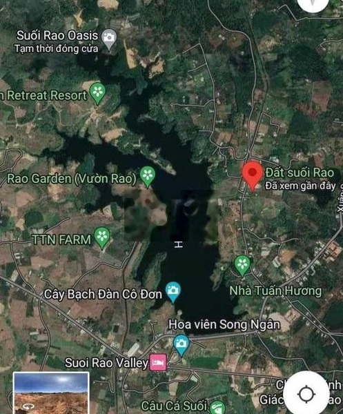 Bán đất Bà Rịa (Hồ Suối Rao). Dt 2200m. 2mt -01