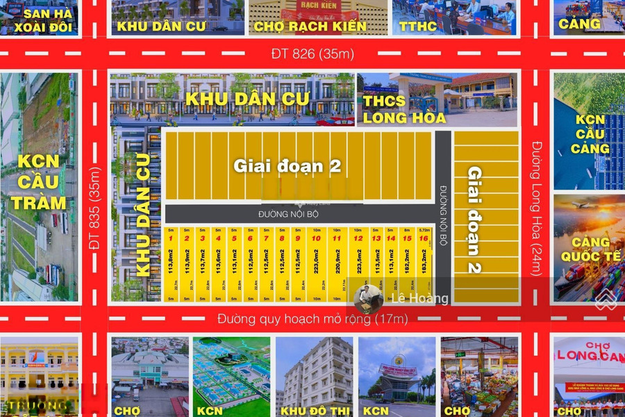 Dự án mới KDC Phước Vân, giá 850 triệu, SHR -01