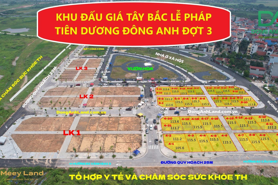 Bán đất đấu giá Tây Bắc Lễ Pháp Tiên Dương Đông Anh-01