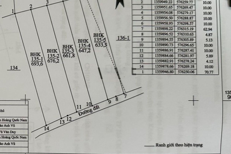 Đẹp quá đẹp, hơn 3000m2 ngang 50m, tặng luôn bản vẽ 5 lô -01