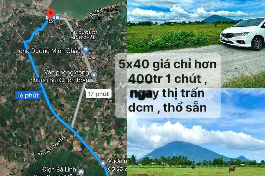 Giá bán 420 triệu, Bán đất có diện tích quy ước 200m2 vị trí đặt ngay trên Dương Minh Châu, Tây Ninh, hướng Tây khu vực đông đúc-01