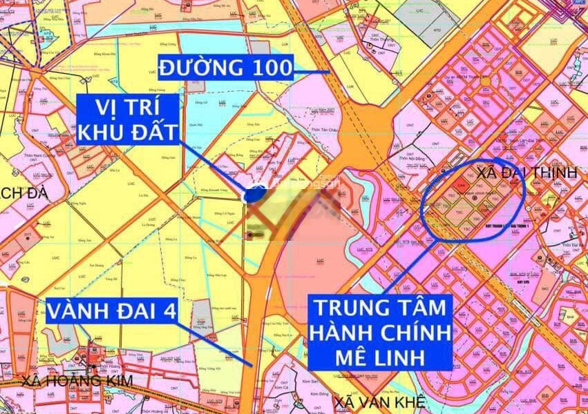 CC bán đất đấu giá X3 Văn Khê, Mê Linh, Hà Nội. Gần nút giao VĐ 4,TTHC -01