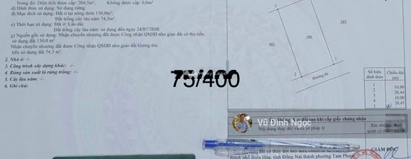 Bán đất 2.67 tỷ Biên Hòa, Đồng Nai diện tích thực tế 204m2-03