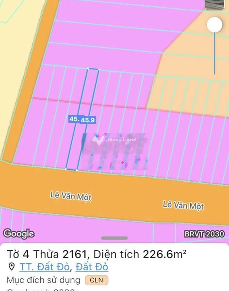 Đất mặt tiền đường Lê Văn Một cách DT 52 chỉ 100m -01