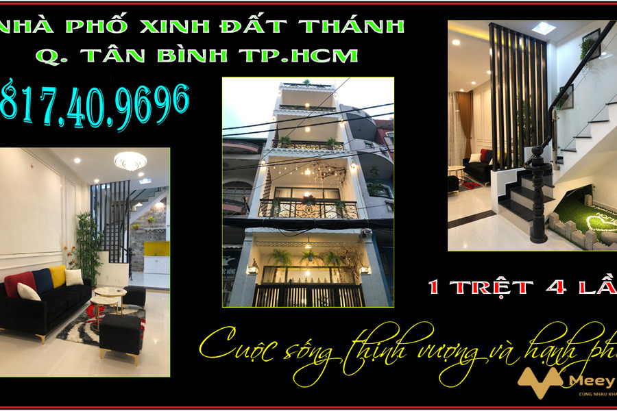 Bán rẻ nhà phố xinh 44m2, 1 trệt 4 lầu Đất Thánh, Tân Bình, Hồ Chí Minh-01