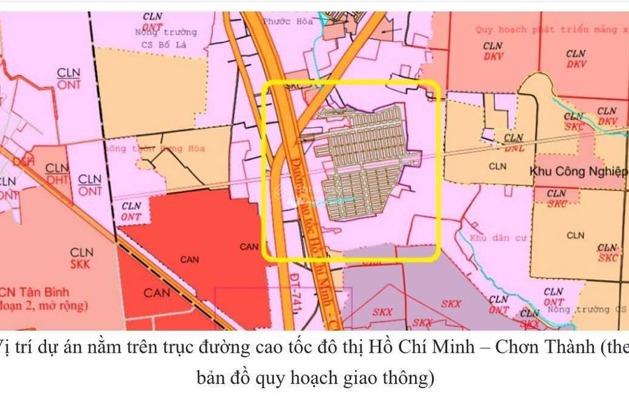 Bán đất với diện tích thực 100m2 vị trí mặt tiền nằm tại Đường 741, Phước Hòa hỗ trợ mọi thủ tục miễn phí-01