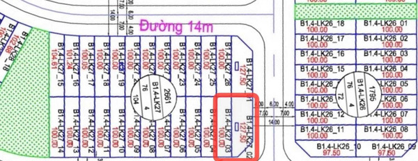 Có diện tích chung là 127m2 Thanh Hà Mường Thanh bán đất giá mềm chỉ 8.76 tỷ, hướng Đông-03