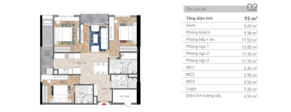 GẤP! Bán căn 3 PN có nội thất dự án Viha Complex Nguyễn Tuân giá 6,9 tỷ. Liên hệ 0916 753 *** -02