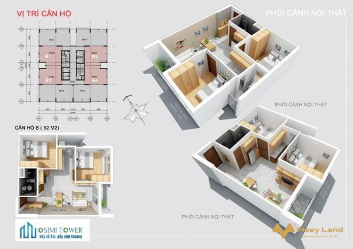 Chính chủ cần bán gấp căn hộ Osimi 53m2, 2 phòng ngủ, giá 2,33 tỷ bao thuế phí-01