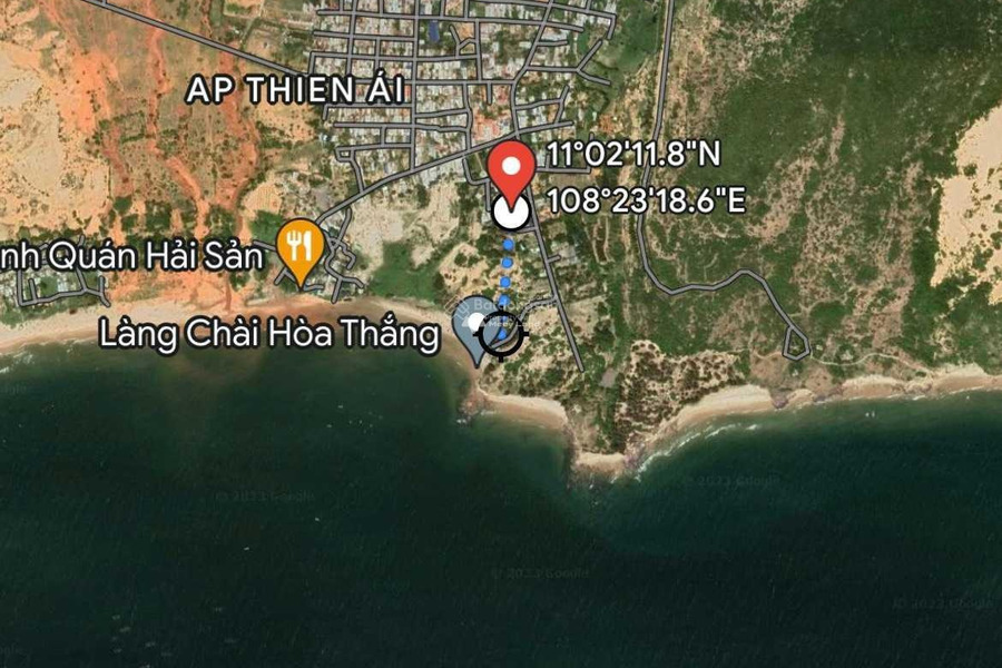 Hòa Thắng, Bắc Bình 1.68 tỷ bán đất có diện tích thực 140m2-01