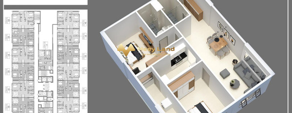 Giá 1.25 tỷ, bán chung cư với dt chuẩn 70 m2 gần Thanh Trì, Hà Nội, hướng Đông Nam, trong căn hộ này gồm có 2 phòng ngủ, 2 WC vị trí đắc địa-02