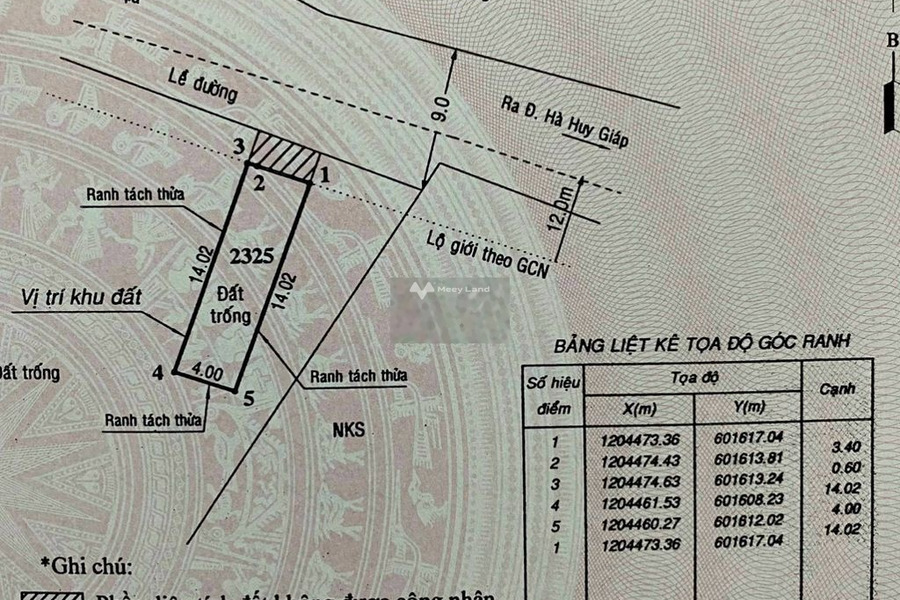 Thạnh Xuân, Hồ Chí Minh bán đất giá rẻ bất ngờ 4.3 tỷ với diện tích 56m2-01