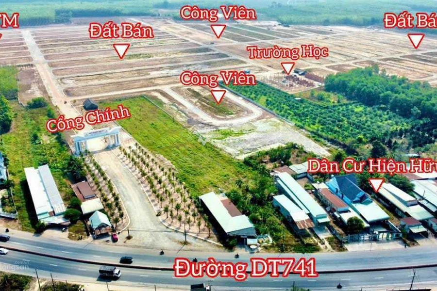 Nằm ngay Green City bán đất 800 triệu Đường 741, Phước Hòa với diện tích thực 70m2-01