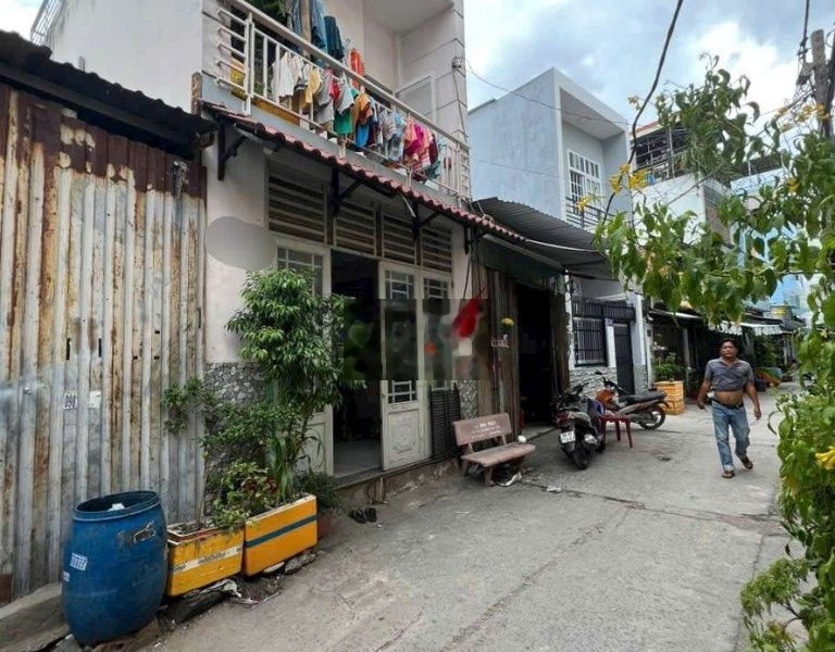 Bán nhà 1 lầu gần chợ Gò Xoài Lê Văn Quới -01