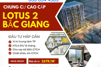 Bán căn hộ chung cư thành phố Bắc Giang tỉnh Bắc Giang giá 2.183 tỷ