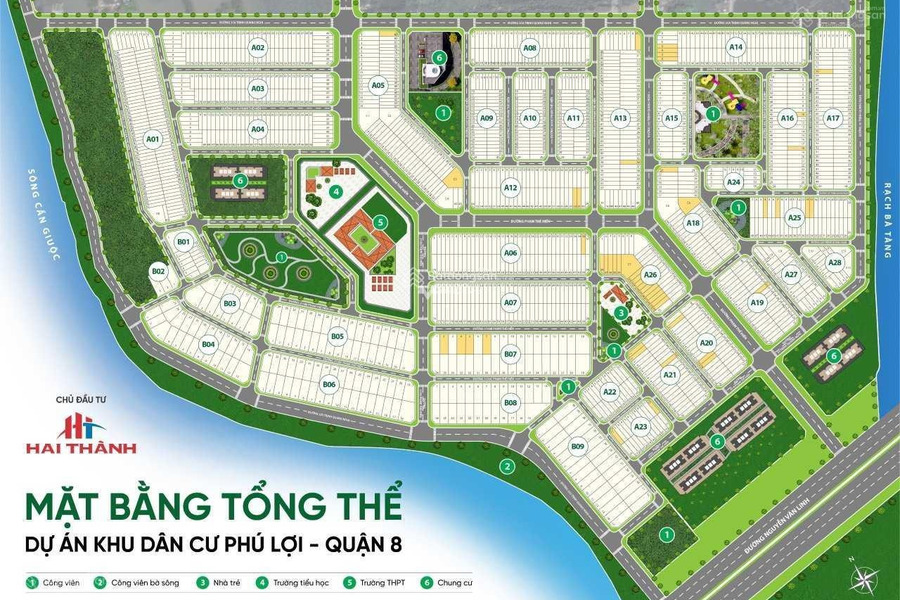 Trung tâm Phú Lợi bán mảnh đất, giá mua ngay chỉ 4.32 tỷ, hướng Đông - Nam với diện tích chuẩn 120m2-01