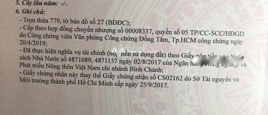 Bán đất 2.85 tỷ Bình Chánh, Hồ Chí Minh diện tích chuẩn là 155m2-03
