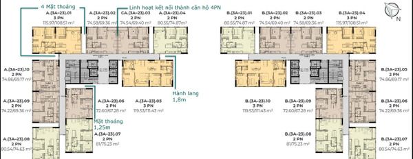 Căn hộ 2 phòng ngủ, bán căn hộ Phía trong Nguyễn Hữu Thọ, Hồ Chí Minh, tổng quan căn hộ có 2 phòng ngủ, 2 WC trao đổi trực tiếp-03