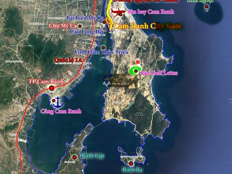 Tại Cam Ranh City Gate 2.6 tỷ bán đất diện tích rất rộng 153m2 nằm ngay Nguyễn Tất Thành, Khánh Hòa, hướng Tây - Nam-01