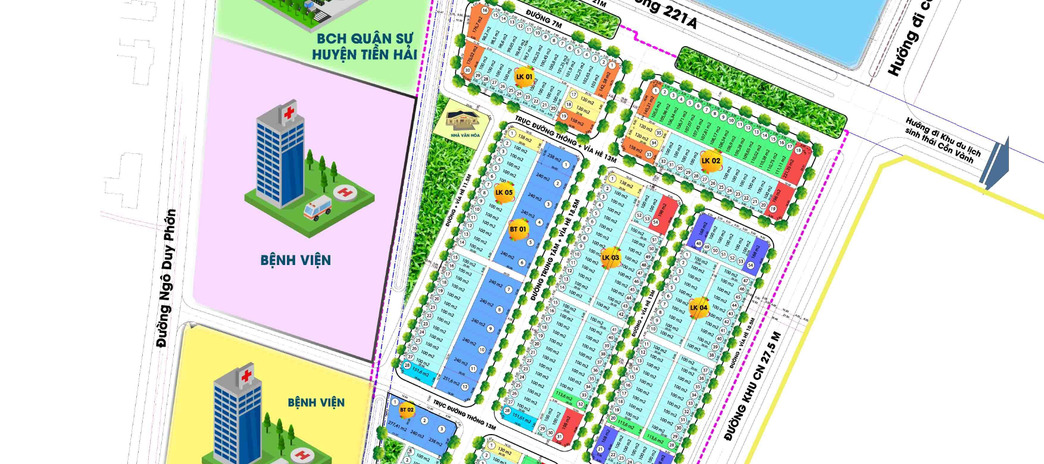 Bán đất đấu giá khu công nghiệp ở Tây Giang. Diện tích 100m2, giá chỉ 2,3 tỷ