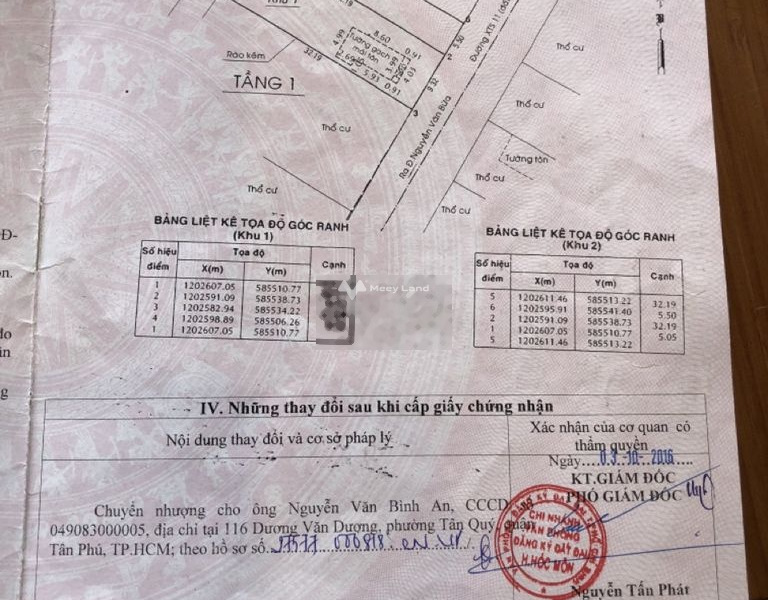 Bán đất 7.5 tỷ Hóc Môn, Hồ Chí Minh có diện tích là 469m2-01