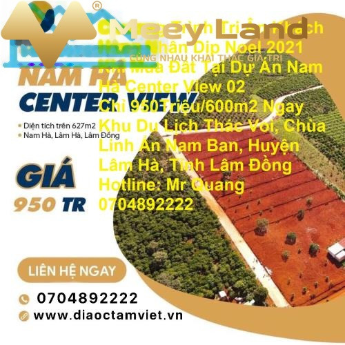 Nằm tại Huyện Lâm Hà, Tỉnh Lâm Đồng bán đất 950 triệu diện tích là 600m2-01