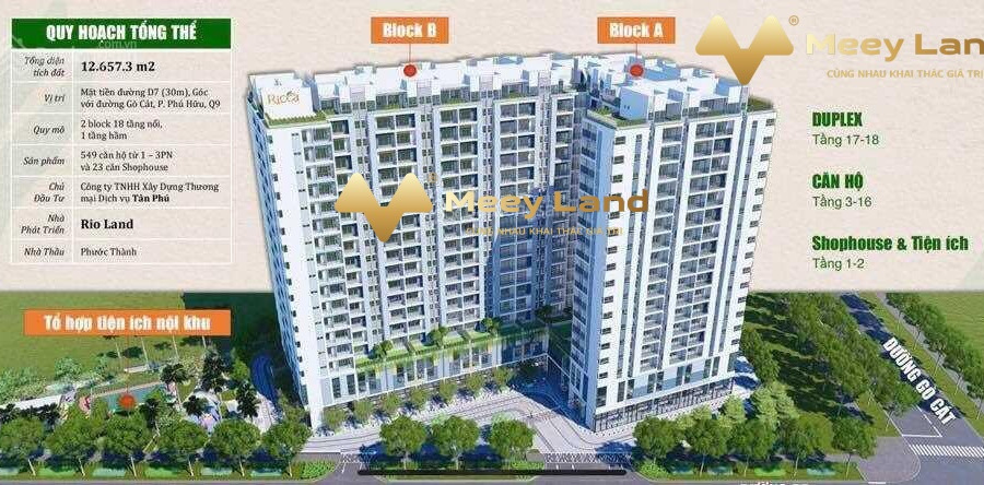 Hướng Đông Bắc, bán chung cư trong căn hộ nhìn chung gồm có nhà trống vị trí đẹp tại Phường Phú Hữu, Hồ Chí Minh bán ngay với giá thỏa thuận chỉ 1.9 t...-01