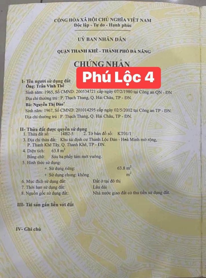 Bán nhà mặt phố quận Thanh Khê thành phố Đà Nẵng giá 3.15 tỷ-2