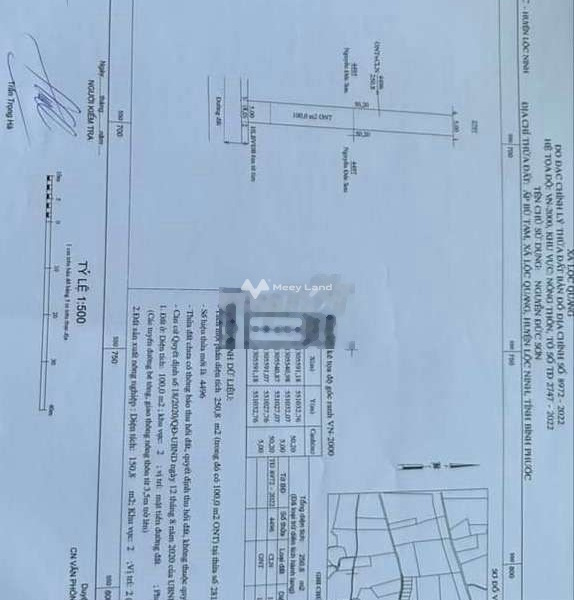 Bán đất 190 triệu Lộc Quang, Lộc Ninh diện tích chuẩn 550m2-01