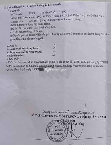 Tọa lạc ngay ở Điện Thắng Bắc, Quảng Nam bán nhà bán ngay với giá cạnh tranh 1.19 tỷ tổng quan ngôi nhà này có 2 PN 2 WC-01