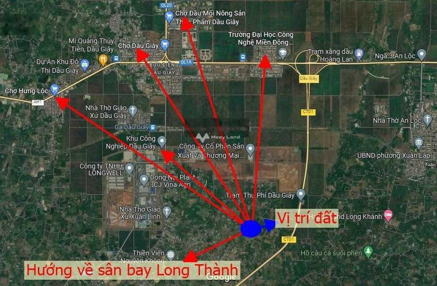 Nằm tại Thống Nhất, Đồng Nai bán đất 880 triệu, hướng Nam có diện tích rộng 100m2-01