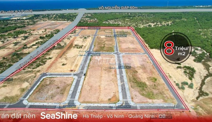 Võ Ninh, Quảng Ninh bán đất giá cực sốc từ 1.1 tỷ, hướng Tây Bắc có diện tích là 306m2-01
