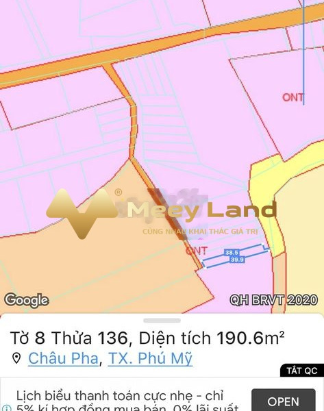 1.25 tỷ bán đất tổng dt 200m2 mặt tiền nằm tại Bàu Phượng, Bà Rịa-Vũng Tàu-01
