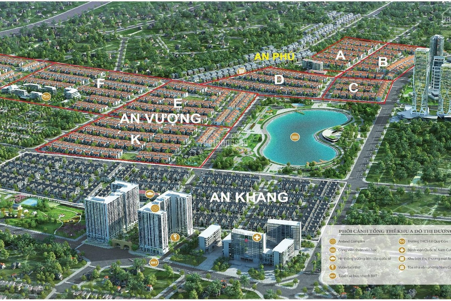 Bán biệt thự An Quý Villa khu G, F - Tập đoàn Nam Cường chính thức mở bán. Hotline 0914 102 *** -01