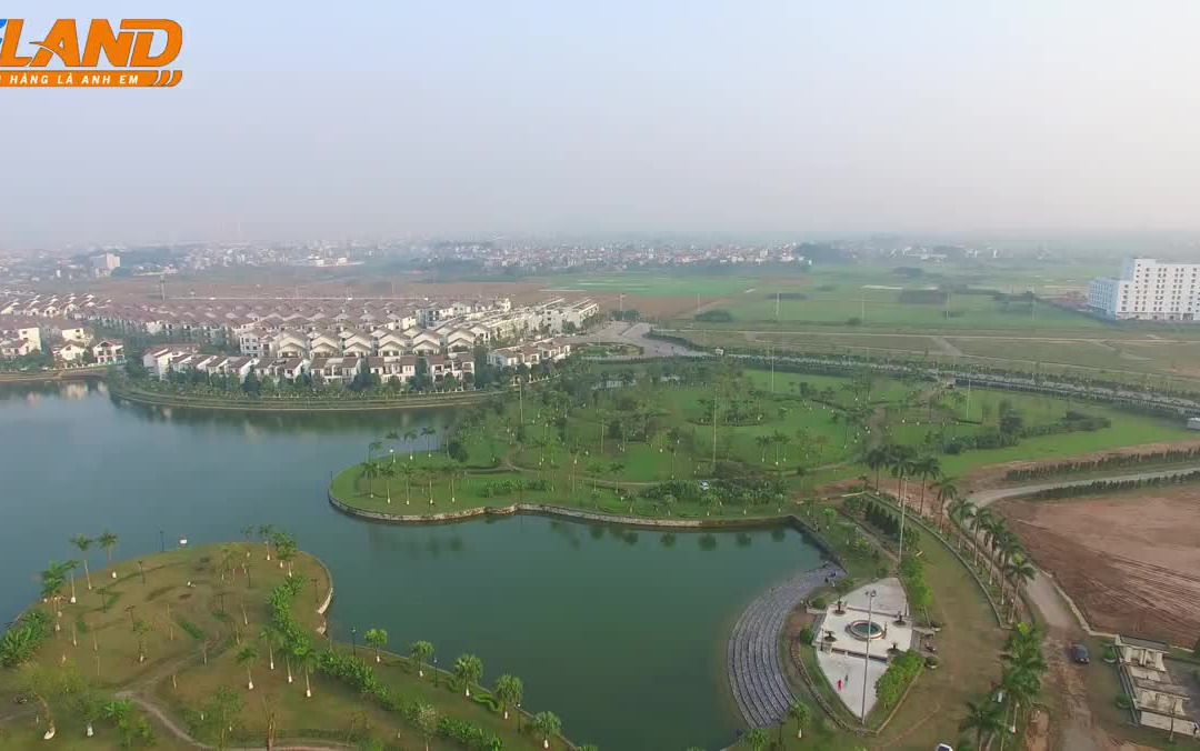 Flycam Khu đô thị mới Nam An Khánh Sudico - Tiến độ khu hồ nhỏ & Học viện chính sách phát triển Tháng 3/2020