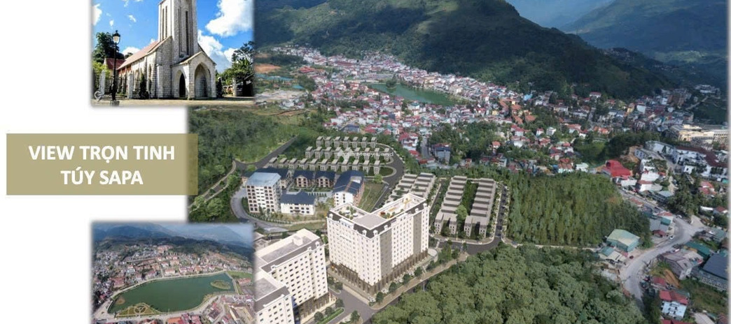 Ngôi căn hộ có tổng cộng 1 PN, bán căn hộ vị trí mặt tiền nằm ngay Sa Pa, Lào Cai, tổng quan trong căn hộ 1 PN, 1 WC thuận mua vừa bán
