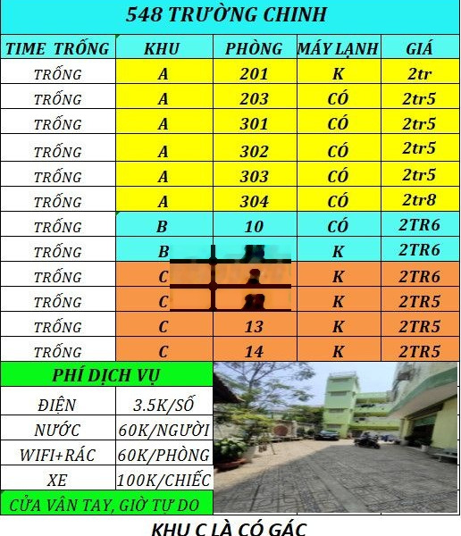 PHÒNG MÁY LẠNH/GÁC LỬNG GẦN NGÃ 4 AN SƯƠNG ĐƯỜNG TRƯỜNG CHINH Q12 -01