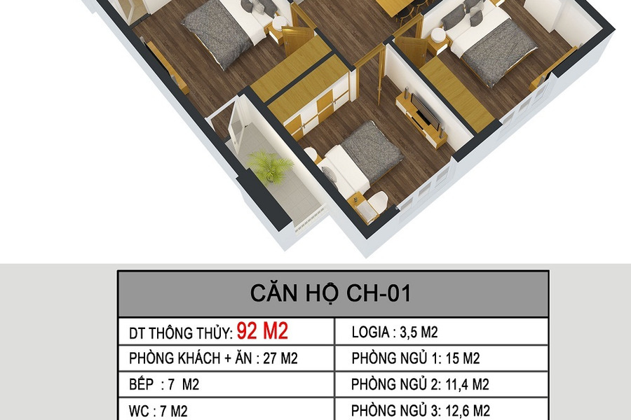 Bán căn góc 3 phòng ngủ chung cư 536A Minh Khai cạnh Times City, full đồ-01