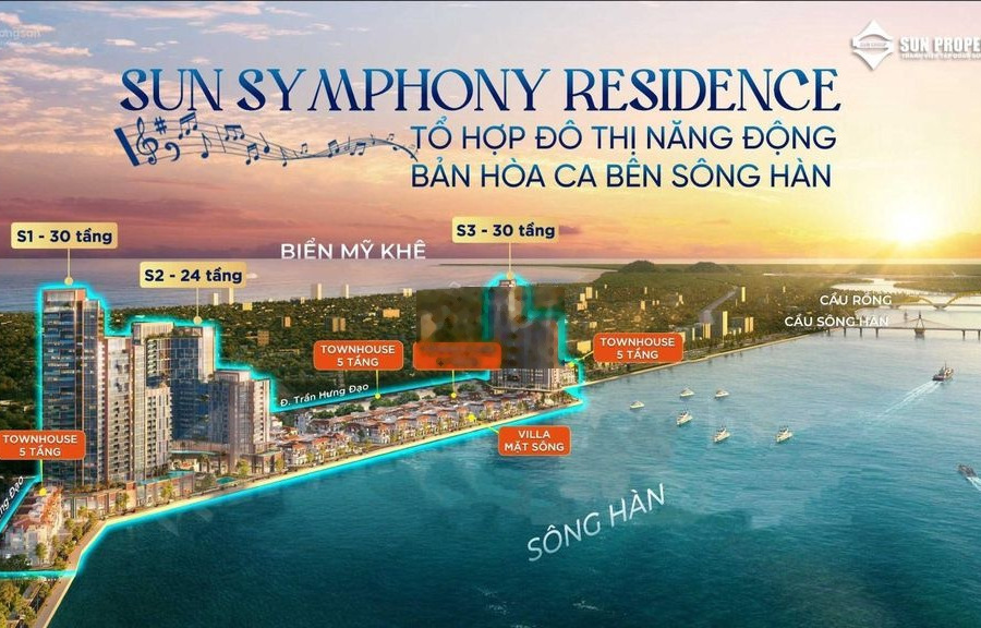 Hot - căn hộ cao cấp Symphony - View sông Hàn trực diện sở hữu lâu dài -01