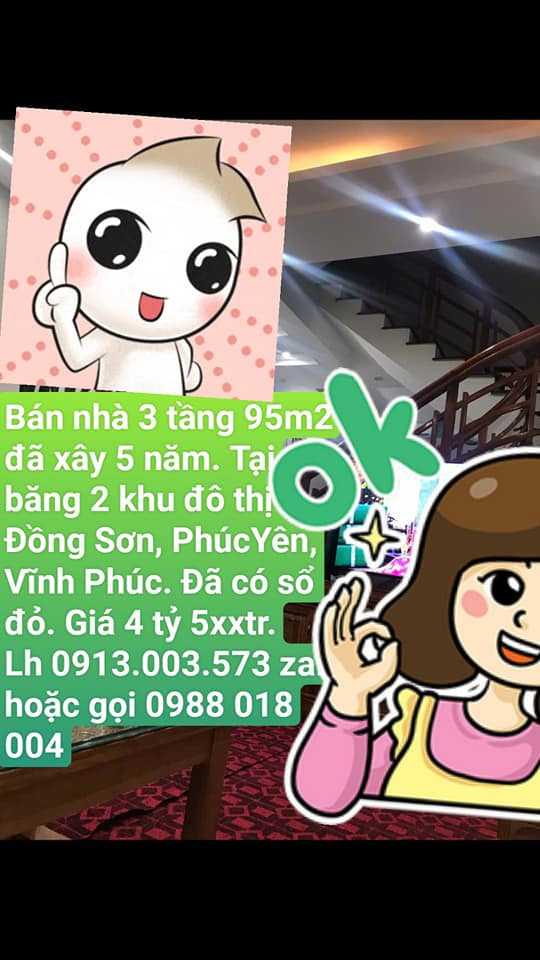 Bán nhà riêng thành phố Phúc Yên tỉnh Vĩnh Phúc giá 4.3 tỷ-0