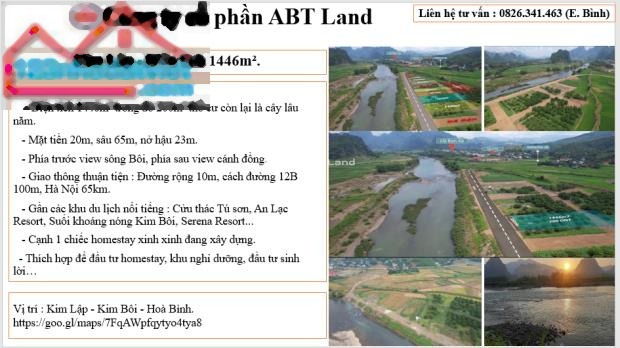 Vị trí ngay ở Kim Bôi, Hòa Bình bán đất giá bán thỏa thuận 3.8 tỷ có diện tích tổng 1446m2-01