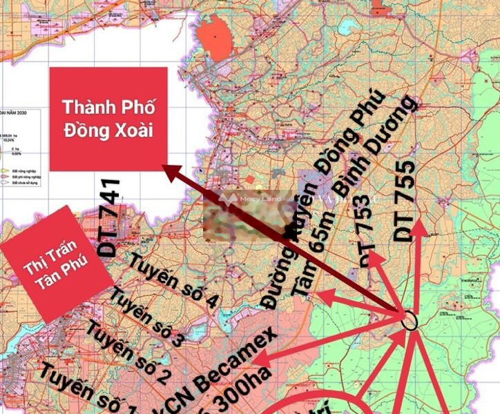 Đồng Phú, Bình Phước bán đất giá bán siêu rẻ từ 450 triệu có diện tích tổng 250m2-01