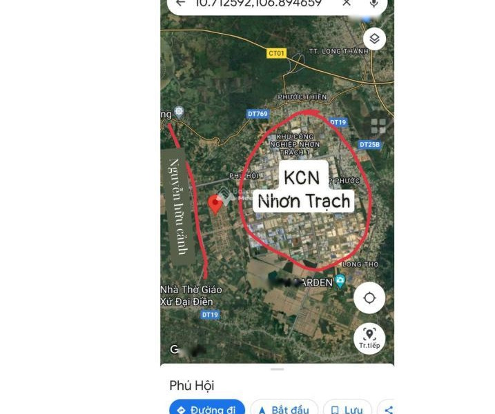Vị trí đặt ngay ở Nguyễn Hữu Cảnh, Nhơn Trạch bán đất giá siêu ưu đãi 850 triệu diện tích tầm trung 100m2-01