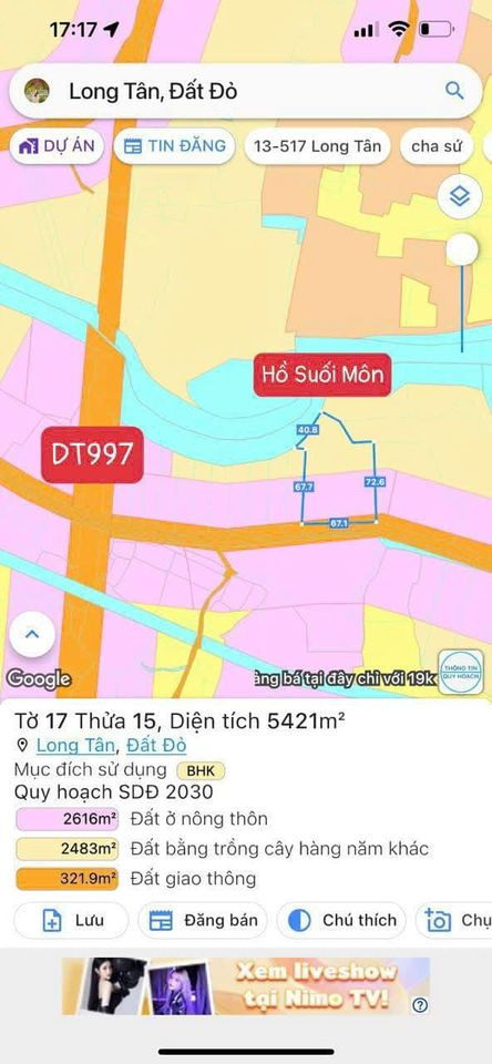 Bán đất huyện Đất Đỏ tỉnh Bà Rịa - Vũng Tàu giá 11.0 tỷ-4